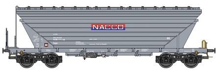 NPE Modellbau NW52226 - TT - Getreidesilowagen Nacco, Ep. VI - Wagen 2